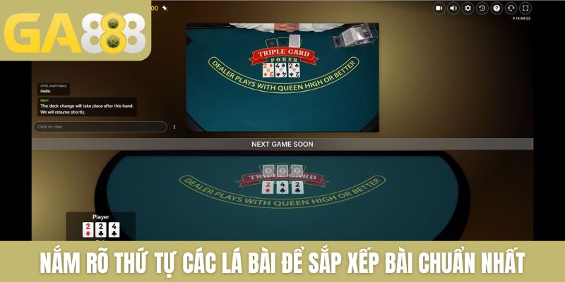 Nắm rõ thứ tự các lá bài để sắp xếp bài chuẩn nhất